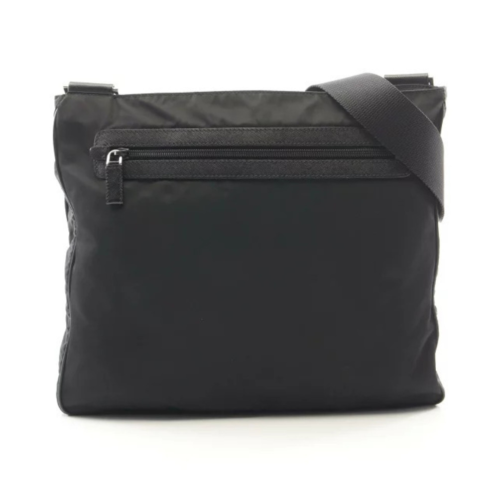 Prada Shoulder Bag Saffiano Leather Black